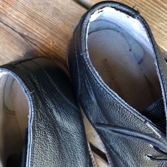 Banana Republic Mens Black lLather Chukka S-10.5 main image 4